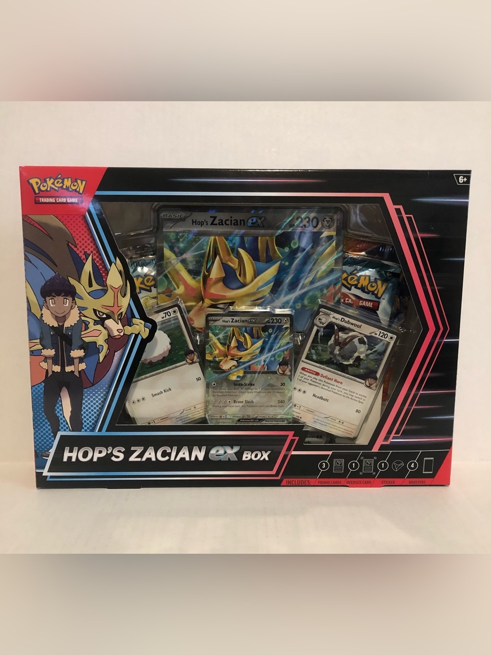 Pokémon Hop's Zacian ex Box